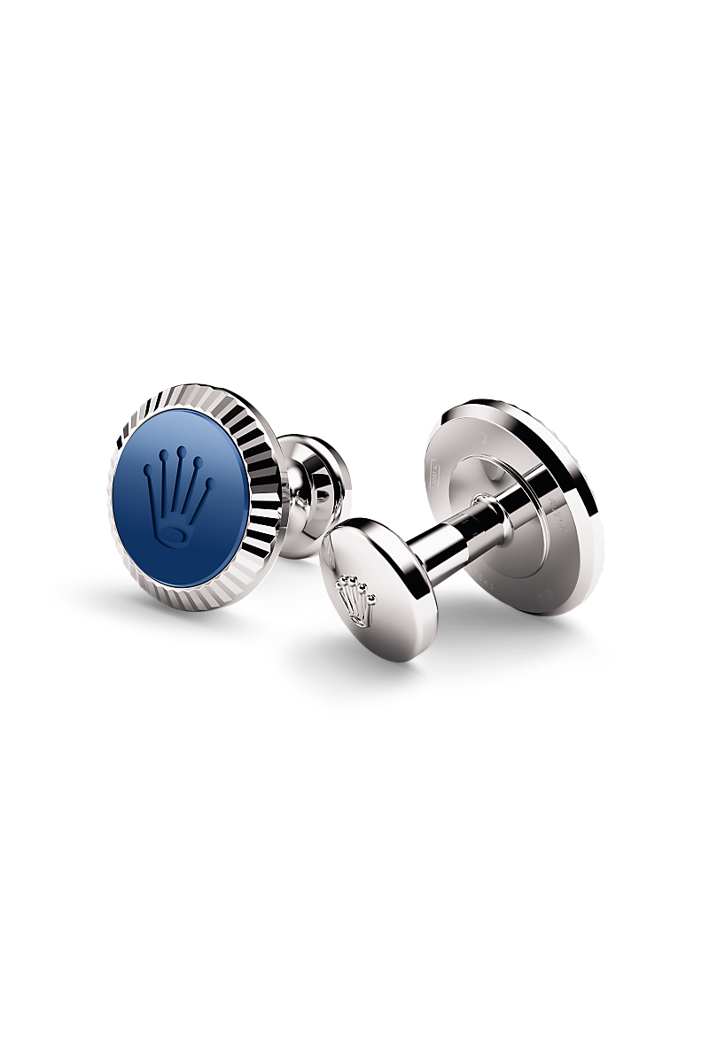 'Fluted' cufflinks-a1039