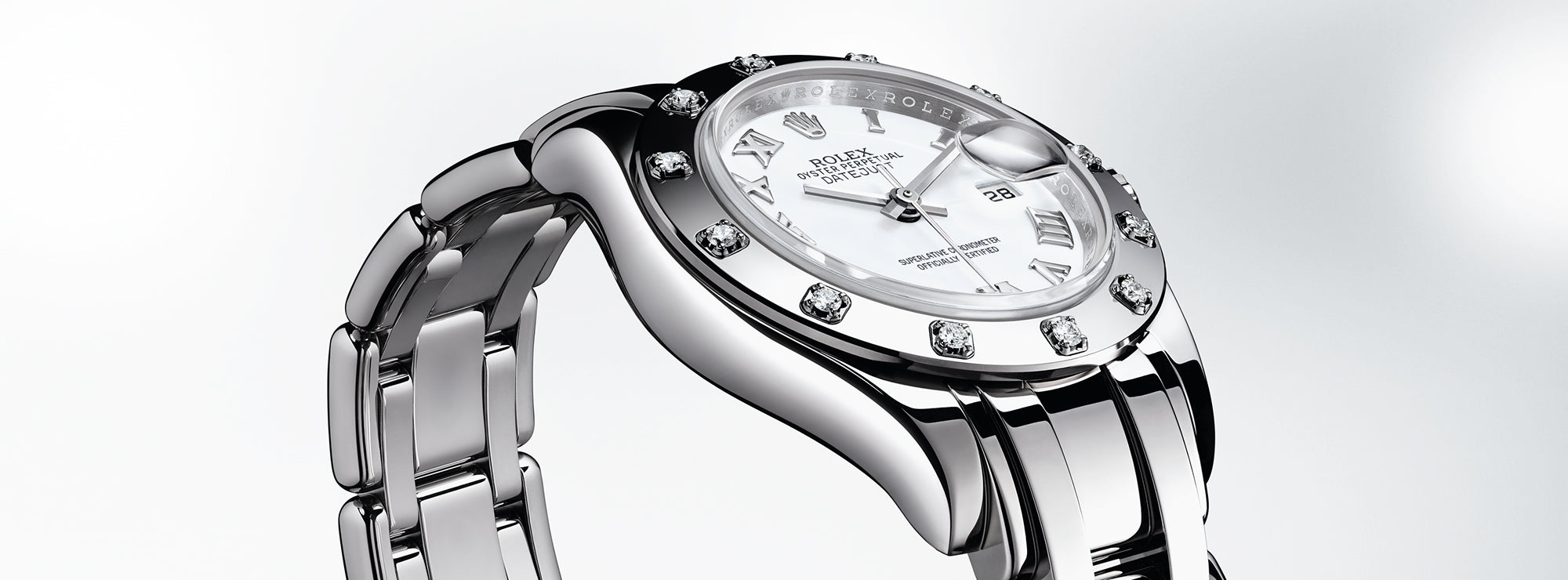 Rolex Pearlmaster with a diamond-set bezel