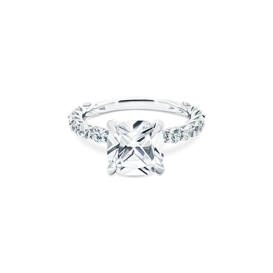 Signature Cushion Diamond Engagement Ring — photo 1 of 3
