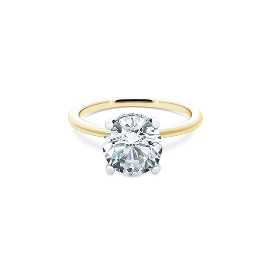 Signature Round Solitaire Diamond Engagement Ring — photo 1 of 3