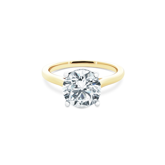 Signature Round Solitaire Diamond Engagement Ring — photo 1 of 3