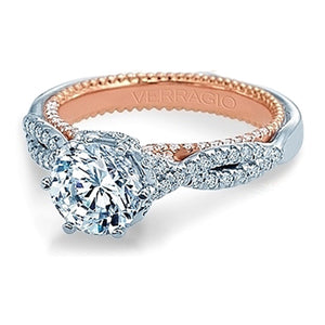 Verragio Three Stone Diamond Engagement Ring