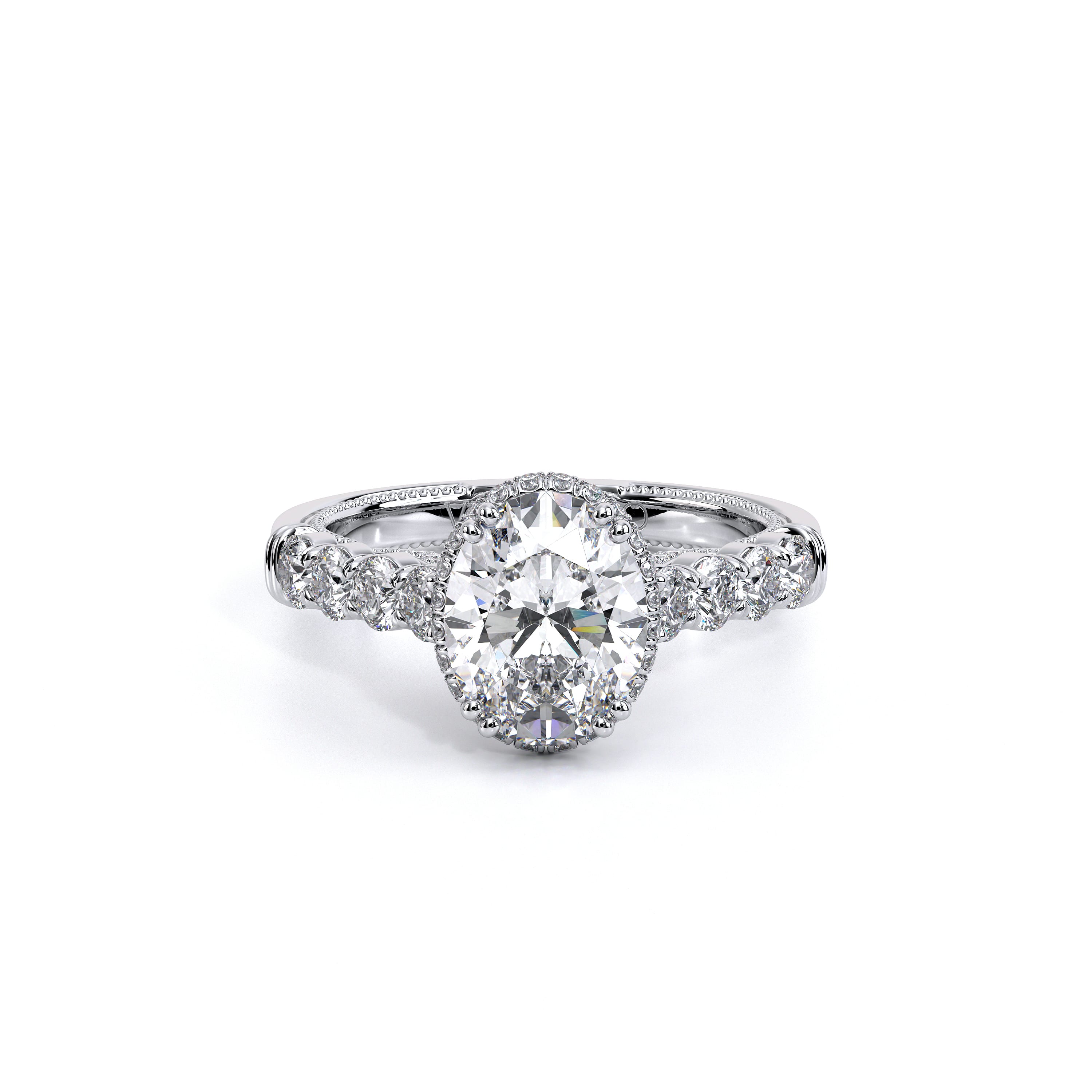 Verragio oval sales engagement ring
