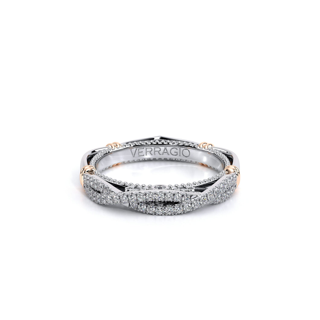 Verragio Twisted Shank Diamond Wedding Band