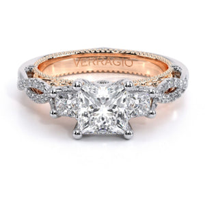 Verragio Three Stone Diamond Engagement Ring