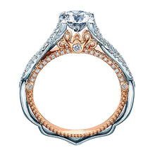 Verragio Twist Shank Halo Diamond Engagement Ring