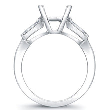 Tapered Baguette Diamond Engagement Ring- 1/3ct tw