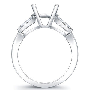 Tapered Baguette Diamond Engagement Ring- 1/3ct tw