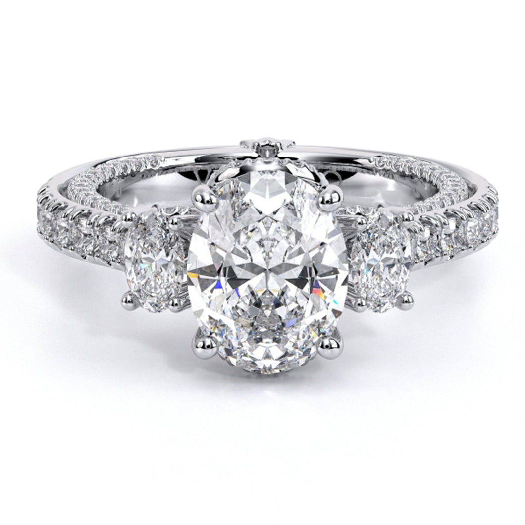 Verragio Three Stone Diamond Engagement Ring