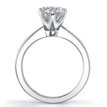 Vatche Channel Set Six Prong Diamond Engagement Ring