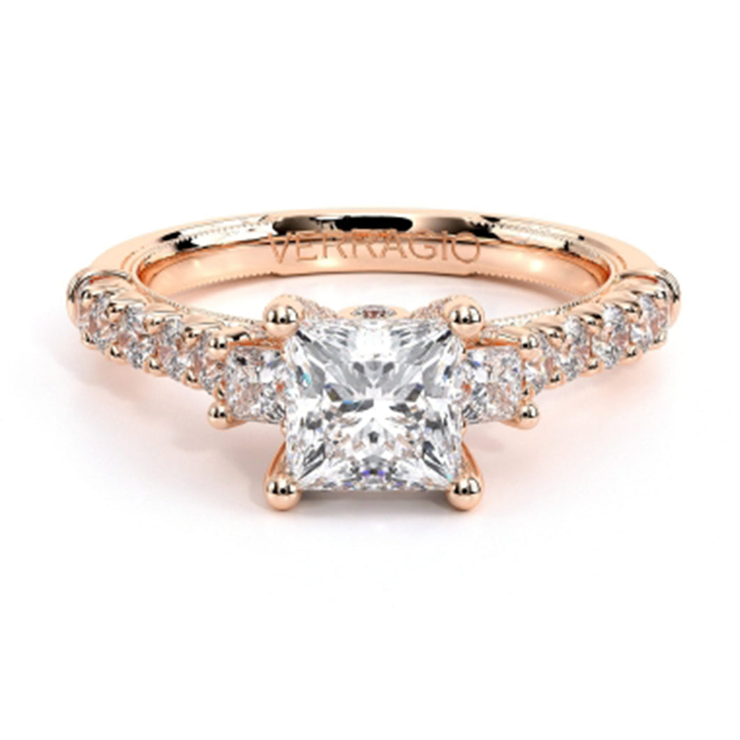 Verragio Three Stone Diamond Engagement Ring
