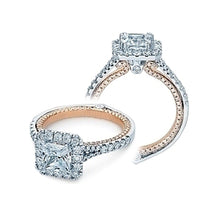 Verragio Halo Split Shank Engagement Ring
