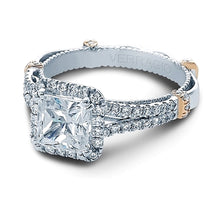 Verragio Halo Split Shank Engagement Ring