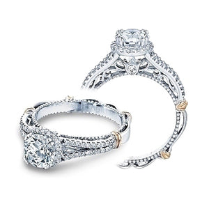 Verragio Halo Split Shank Engagement Ring