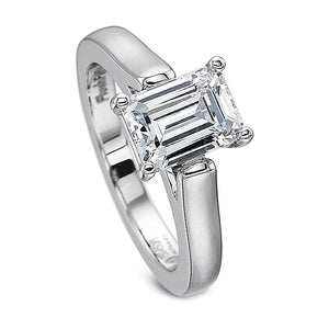 Precision Set Flush Fit Solitaire Diamond Engagement Ring