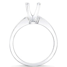 Graduated Channel Set Diamond Engagement Ring