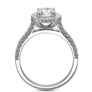 Precision Set Flush Fit Diamond Engagement Ring
