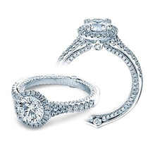 Verragio Halo Split Shank Engagement Ring