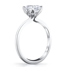 Sylvie Oval Cut Solitaire Engagement Ring
