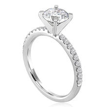 Signature Pave Set Diamond Engagement Ring