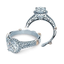 Verragio Halo Split Shank Engagement Ring