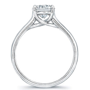 Vatche Channel Set X Prong Engagement Ring