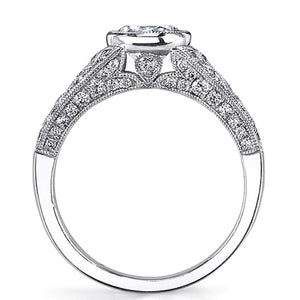 Sylvie Bezel Set Diamond Engagement Ring