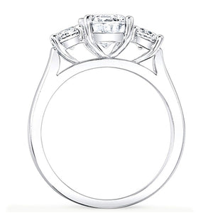 Round Brilliant Cut 3-Stone Diamond Engagement Ring