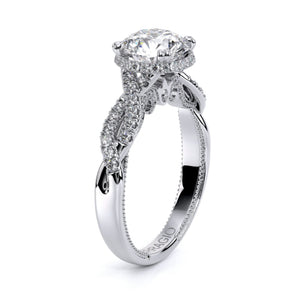 Verragio Twisted Shank Halo Diamond Engagement Ring