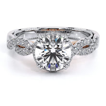 Verragio Twisted Shank Halo Diamond Engagement Ring