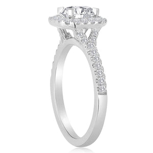 Signature Pave Diamond Engagement Ring