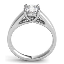 Trellis Diamond Solitaire Engagement Ring