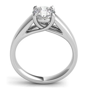 Trellis Diamond Solitaire Engagement Ring