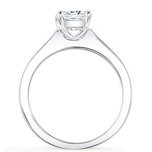 Flush Fit Solitaire Diamond Engagement