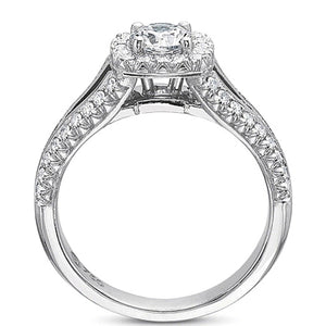 Precision Set Split Shank Diamond Engagement Ring