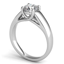 Trellis Diamond Solitaire Engagement Ring
