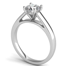 Cathedral Diamond Solitaire Engagement Ring