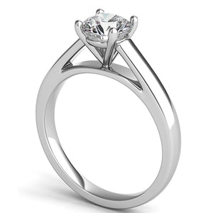 Cathedral Diamond Solitaire Engagement Ring