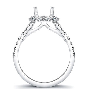 Coast Diamond Cushion Halo Diamond Engagement Ring