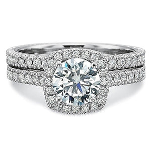 Precision Set Flush Fit Diamond Engagement Ring