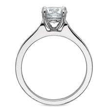 Precision Set Flush Fit Milgrain Diamond Engagement Ring