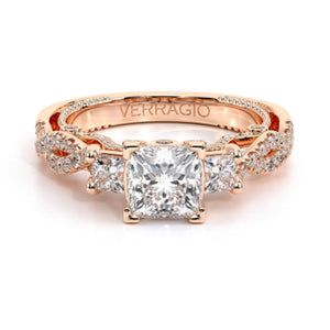 Verragio Three Stone Diamond Engagement Ring