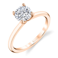 Sylvie Round Cut Solitaire Engagement Ring