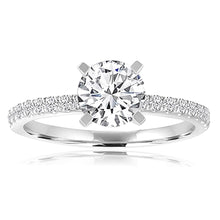 Signature Pave Set Diamond Engagement Ring