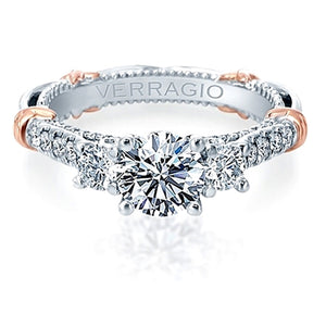 Verragio Three Stone Diamond Engagement Ring