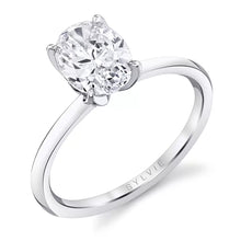Sylvie Oval Cut Solitaire Engagement Ring