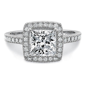 Precision Set Flush Fit Diamond Engagement Ring