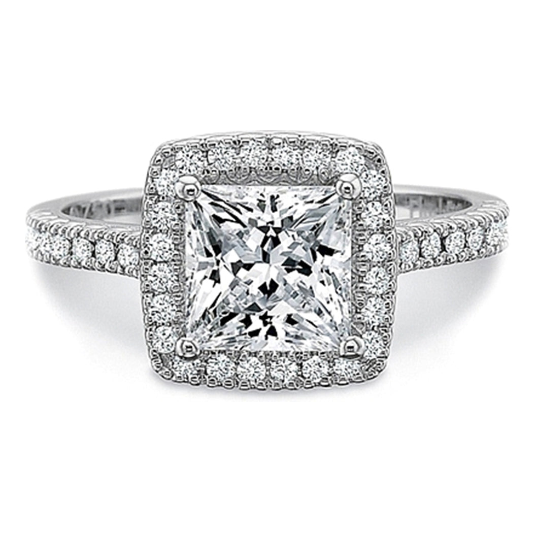 Precision Set Flush Fit Diamond Engagement Ring