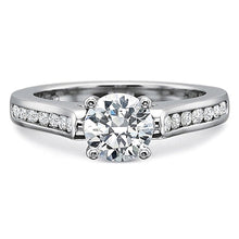 Precision Set Channel Set Diamond Engagement Ring
