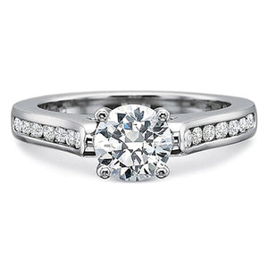 Precision Set Channel Set Diamond Engagement Ring